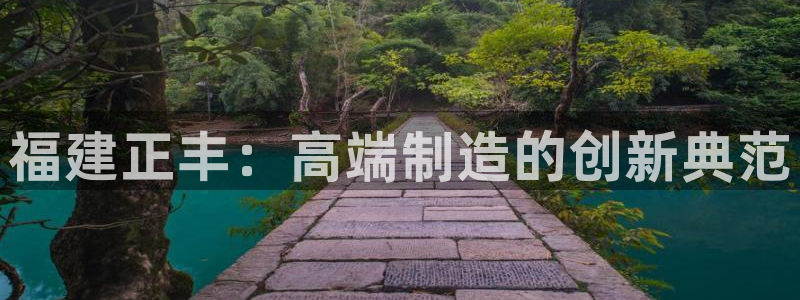 天辰娱乐728567：福建正丰：高端制造的创新典范