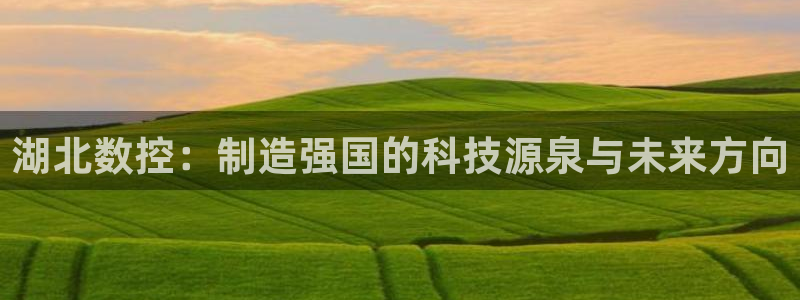 天辰娱乐1996：湖北数控：制造强国的科技源泉与未来方向